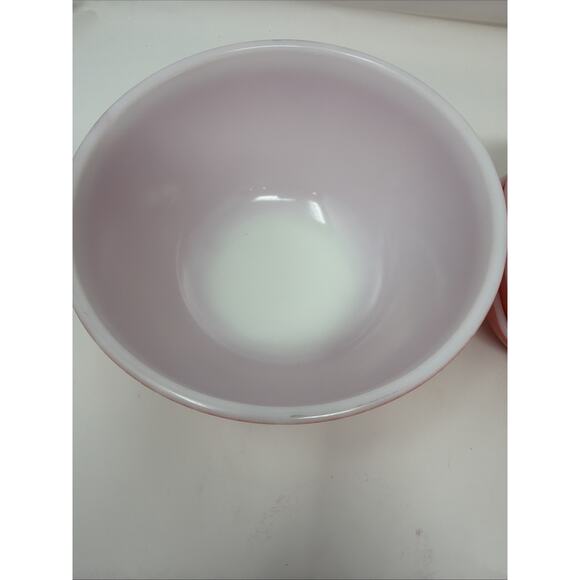 Vintage Pyrex Lot Primary Red 402 Nesting Mixing Bowl 1.5QT & Hostess Bowls - Picture 2 of 16